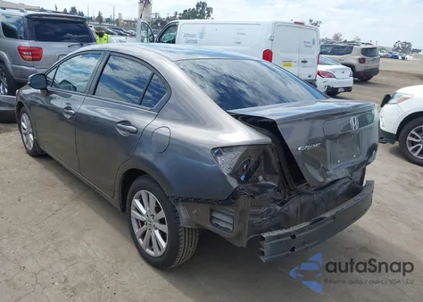 2012 Honda Civic Ex from USA, damaged, VIN 19XFB2F8XCE326803